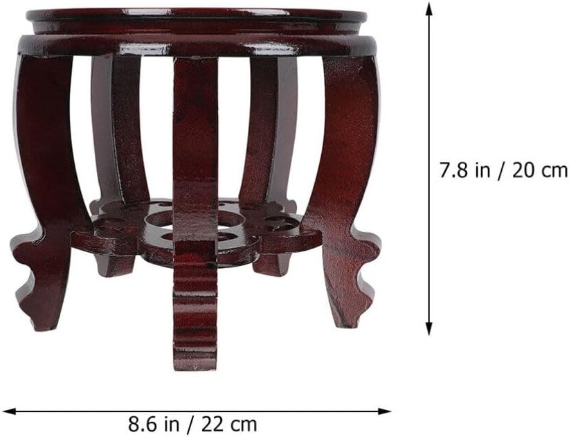 ABOOFAN Wooden Base for Fish Tank Display Stylish Wooden Stand Height for Home Decor Sturdy Construction Stable Design