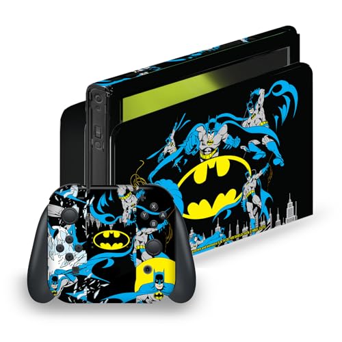 Vinyle autocollant Batman habillage salon pour Nintendo Switch OLED