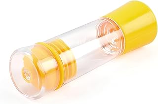 Stylish multi-use acrylic dispenser for honey, oil and sauces, equipped with a silicone brush for pouring food without making a mess. (1pcs)