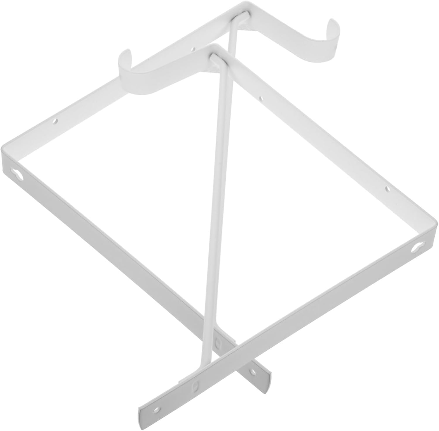 2pcs Wall Mounted Shelf Brackets Floating Shelf Supports Versatile Storage for Closet Garage Home Office and More