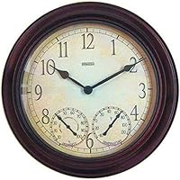 Algopix Similar Product 12 - Springfield Outdoor Garden Clock with