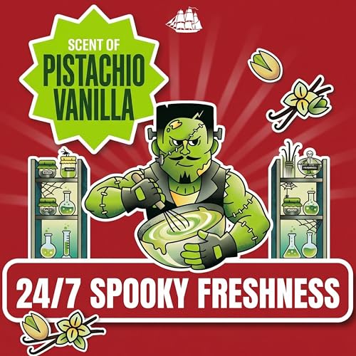 Image of Old Spice Body Wash for Men, Fallidudes Edition, 24 /7 Frightful Freshness, Long Lasting Cleanse & Refresh, Frankenstud with Vanilla Pistachio Scent, 16 oz