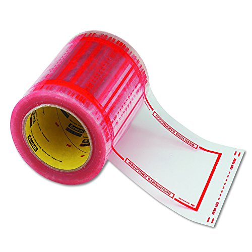 Scotch Pouch Tape 8240, 5 in x 6 in, 8 rolls per case