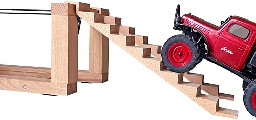 Miniatura 5 de Cuerda apretada Challenge RC Crawler Truck Escaleras y puente de cuerda Obstáculo Escala 124 118 RC Course Track (no incluye camión)