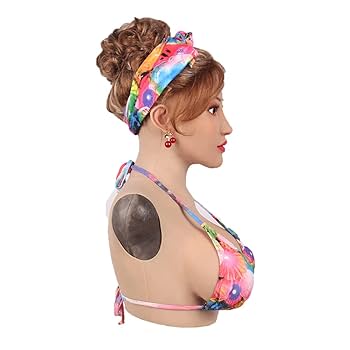 Amazon.co.jp: フィメールマスク 人工乳房 女装おっぱい 女装