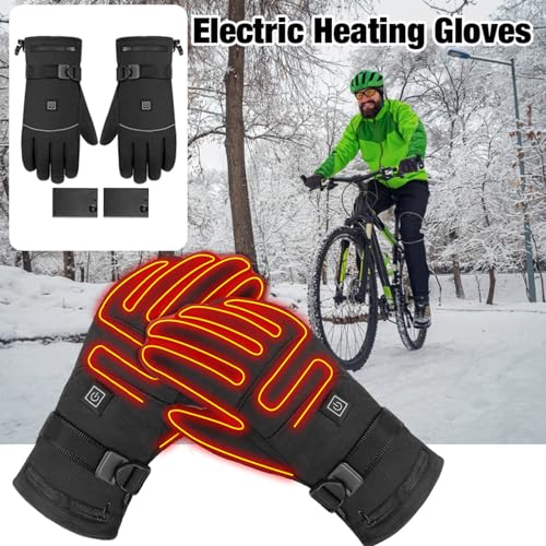 Gants chauffants électriques haut de gamme en textile isolant 3,7V - 5
