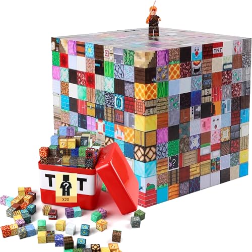 }OlbgubN 208PCS 20_l` 20_ }CN mߋ n _Ivl TNT[{bNXt 3Έȏ a v[g NX}X Mtg(208pcs)