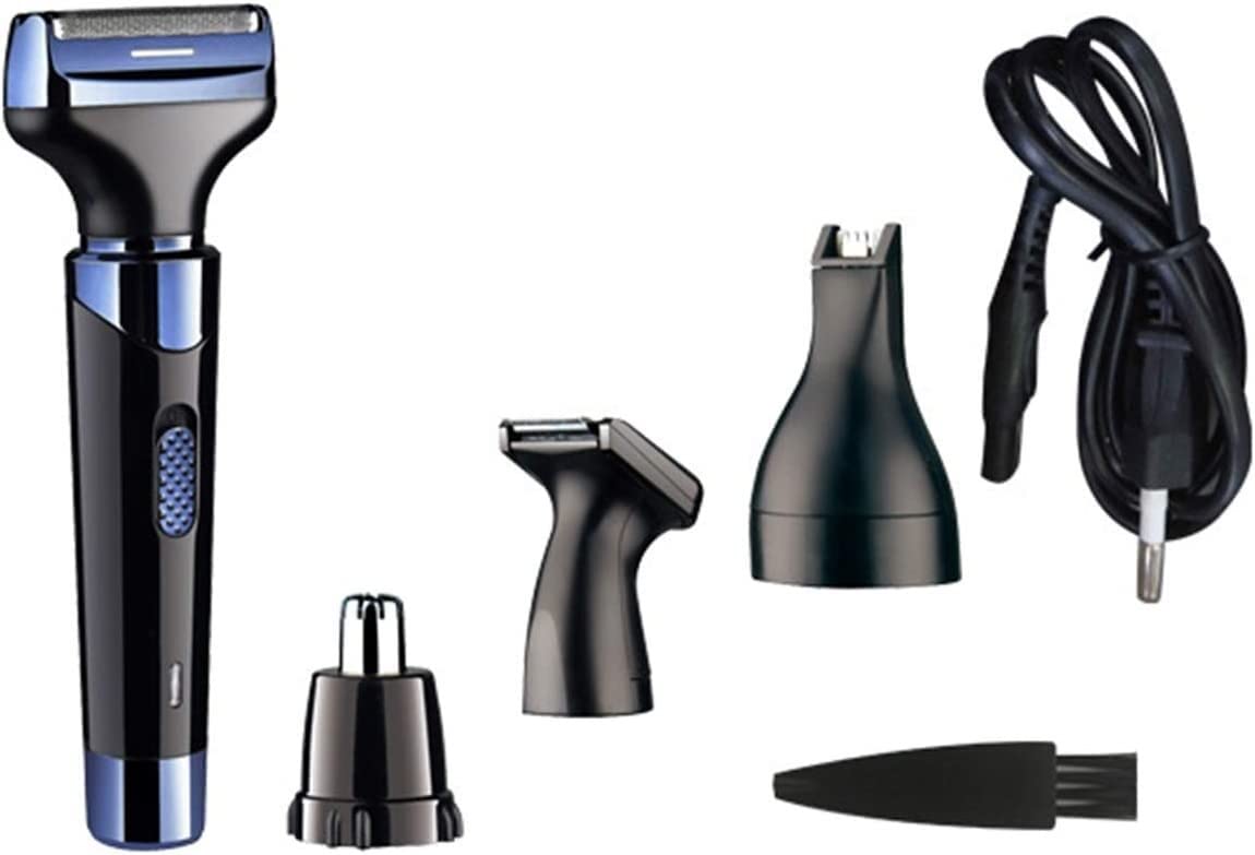 ARTSZY Rasoliera Multifunzione 4 in 1 Trimmer Elettrico Set da Uomo Naso peli smerata Kit di Rasoio for Barba