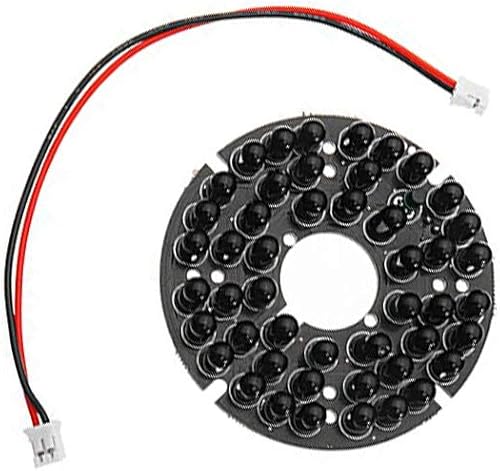 Acxico 1 unids 48 piezas IR LED tablero de luz 940 nm LED iluminador IR módulo de placa infrarroja luz invisible por la noche para cámara de