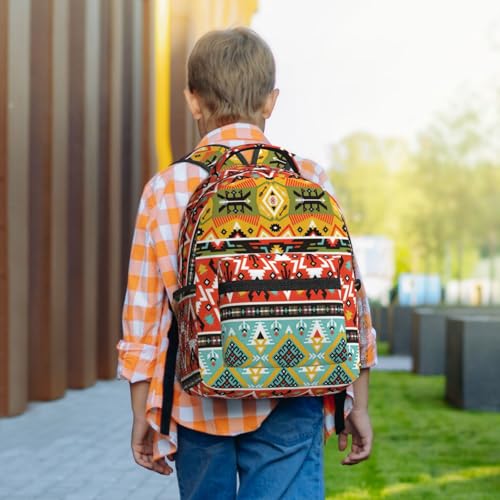Sac à dos ordinateur imprimé plumes bohémiennes léger et polyvalent - 7