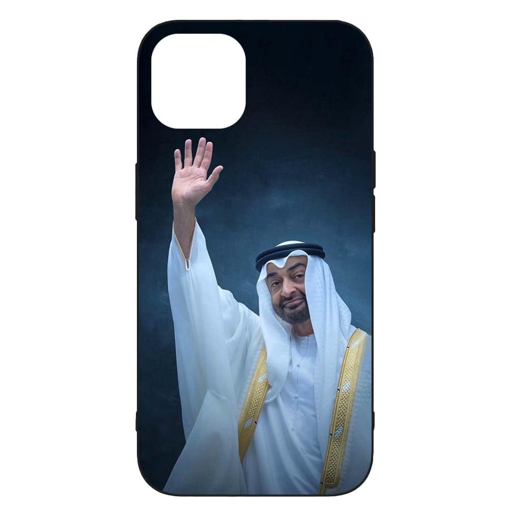 Service Zone Protective Printed Mobile Cover Uae National Day Mohamed bin Zayed Al Nahyan For Apple iPhone 12, Multicolour