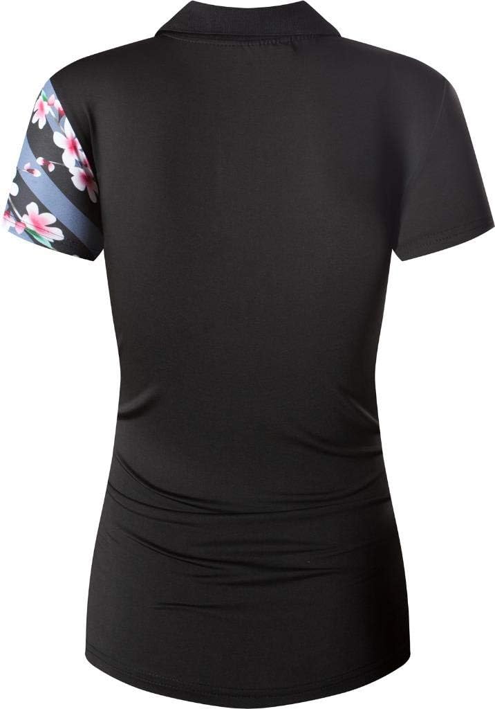 jeansian レディース アウトドア スポーツ ドライフィット 半袖 ポロシャツ Tシャツ ゴルフ テニス SWT251 US