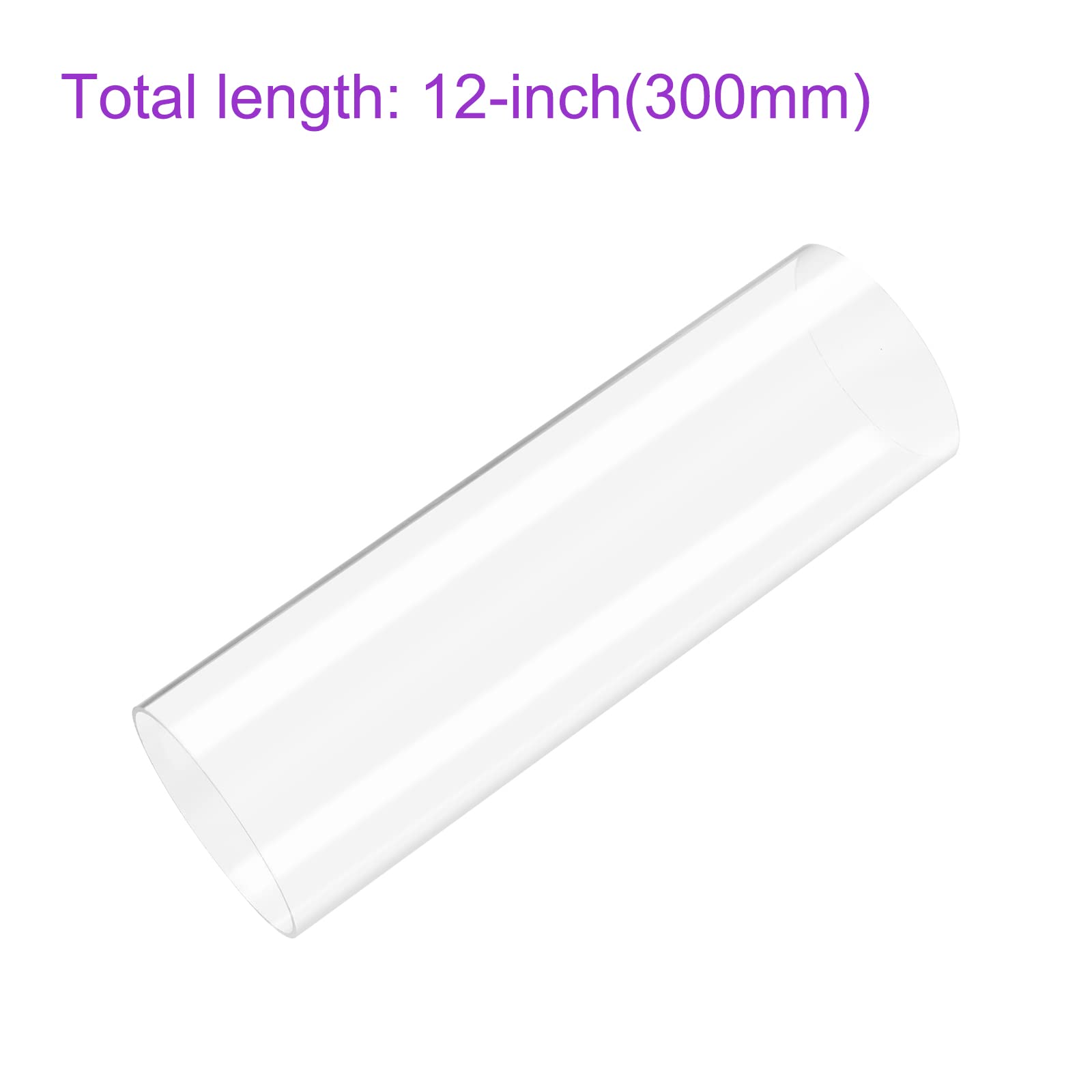 DMiotech 2pz 12mm X13mm X1Ft Trasparenti Rigidi Tubi Plastica Tubo Per Acquario Acqua Tubo, Acqua Raffreddamento Sistema, Idraulica - 8