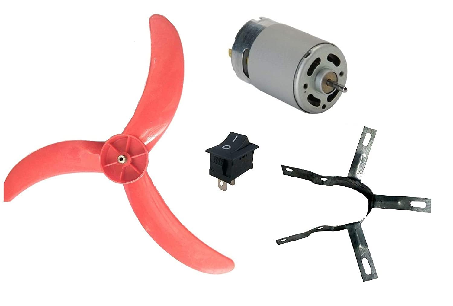 RASHRI DC Big Torque Motor, 12 Volt DC Fan + Propeller 9 inches + Mounting Clip (B0BYZSBWWT) Amazon Price History, Amazon Price Tracker