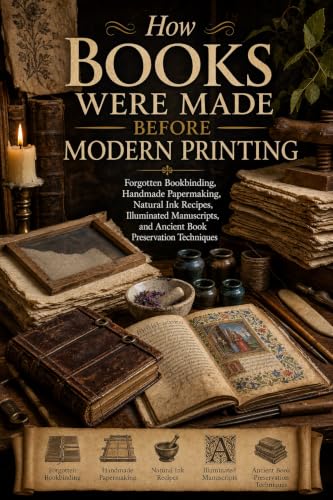 How Books Were Made Before Modern Printing: Forgotten Bookbinding, Handmade Papermaking, Natural Ink Recipes, Illuminated Manuscripts, and Ancient Book Preservation Techniques
