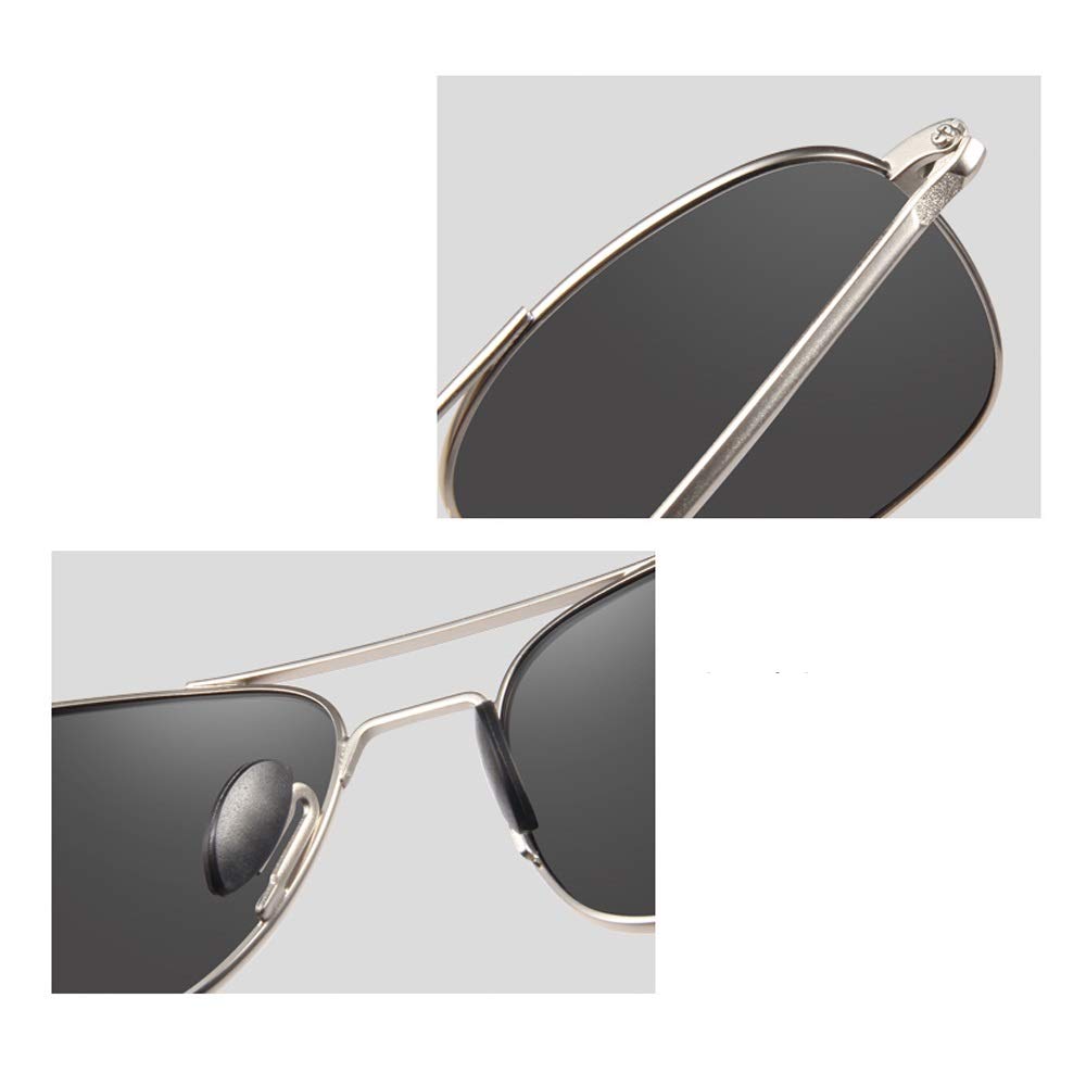 Retro Polarisierte Sonnenbrille Für Männer, Pilotensonnenbrillen, Die Sonnenbrillen Fahren (Farbe : A)