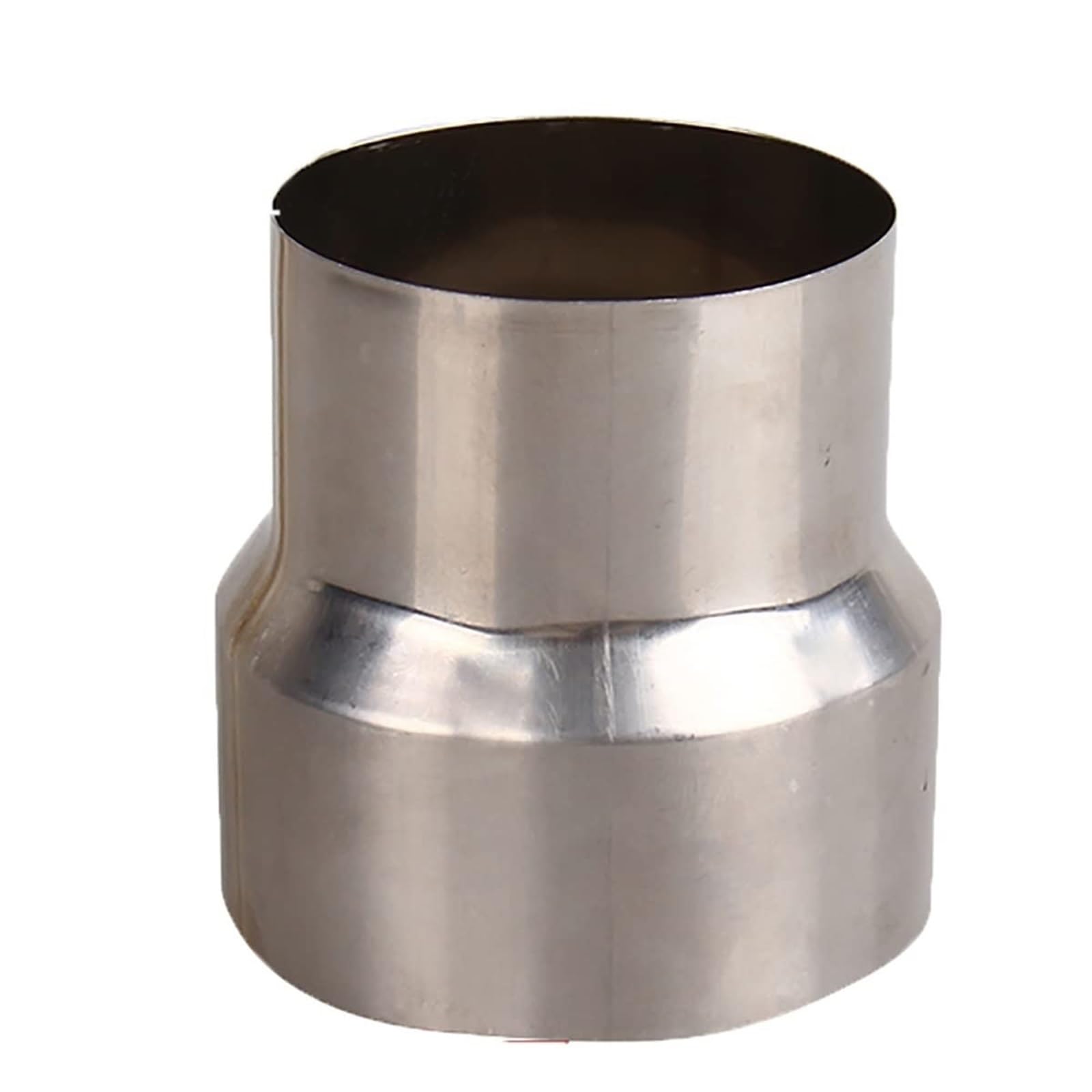 Stove Pipe Reducer Flue Connector, 70mm-60mm Stainless Steel Chimney Flue Liner Reducer, Adaptor Stove Pipe for Wood Burning Stove Fireplaces