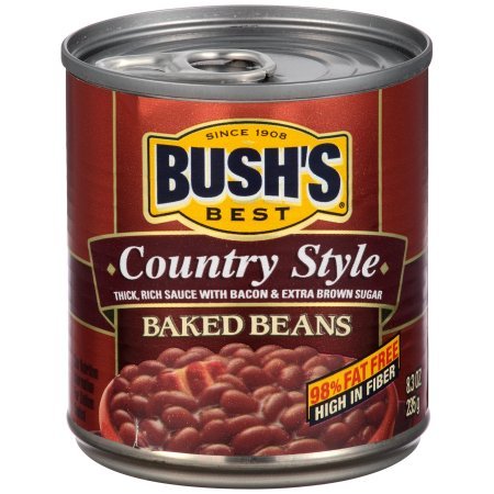 Bush's Best Country Style Baked Beans, 8.3 Ounce (Pack Of 8), Canned Beans, Baked Beans Canned, Source Of Plant Based Protein And Fiber, Low Fat, Gluten Free #TOP17