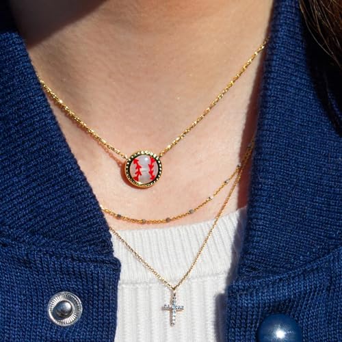 Kendra Scott Baseball Short Pendant Necklace, Fashion Jewelry for Women4