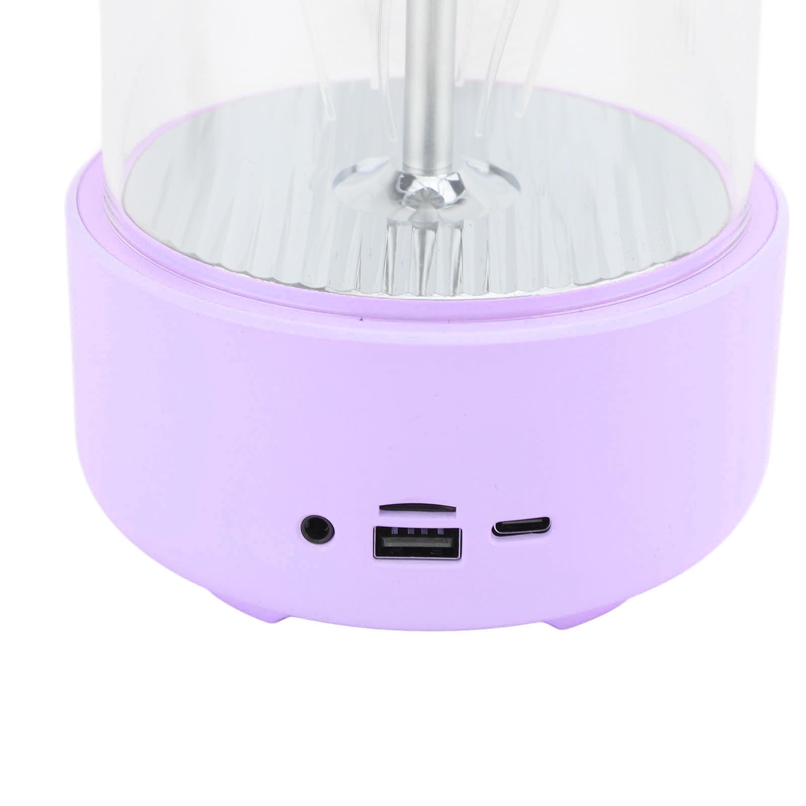 Aramox Altoparlante con Lampada Altoparlante Ricaricabile con Luce Notturna ABS TPR con Bluetooth 5.0 Luce a 7 Colori 2000mAh 8H Riproduzione per Camera da Letto Comodino Gaming Party (PURPLE)