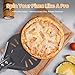 Pizza Turning Peel - Pizza Turner - Restaurant-Grade Aluminum Perforated Pizza Peel Lightweight Metal Outdoor Pizza Oven Accessories