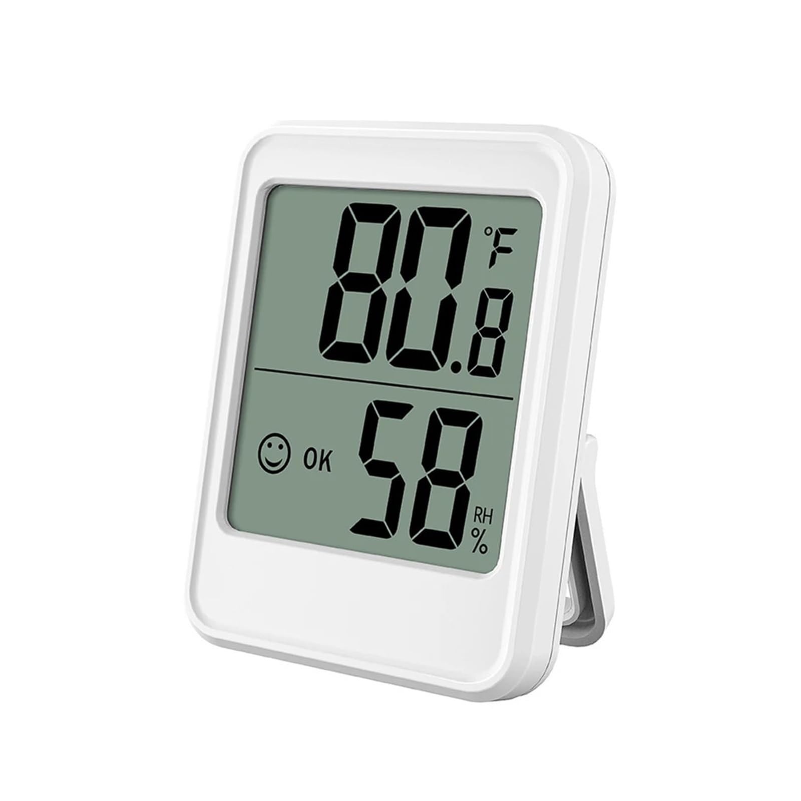 Termohigrómetro Digital LCD de Gran tamaño, termómetro higrómetro, medidor electrónico de Temperatura y Humedad para Interiores, Sensor, estación meteorológica