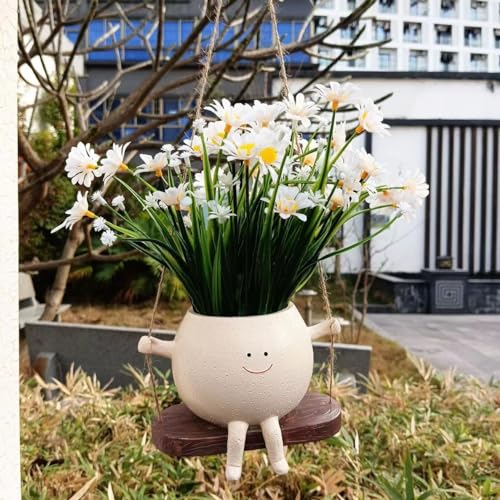 Pot de fleurs intérieur extérieur suspendu pour plante succulente et cactus