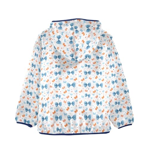 Bows Boys Fleece Coat,Children's Zip-Up Hoodie Jacket,Baby Warm Fashion Outerwear 3-10T,A1132712