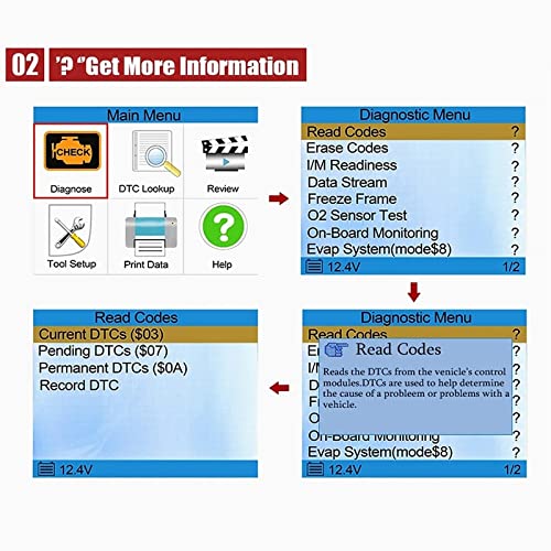 Escáner OBD2 KW830 y Lector de Códigos de Fallo para Diagnóstico de Batería de Coche 6