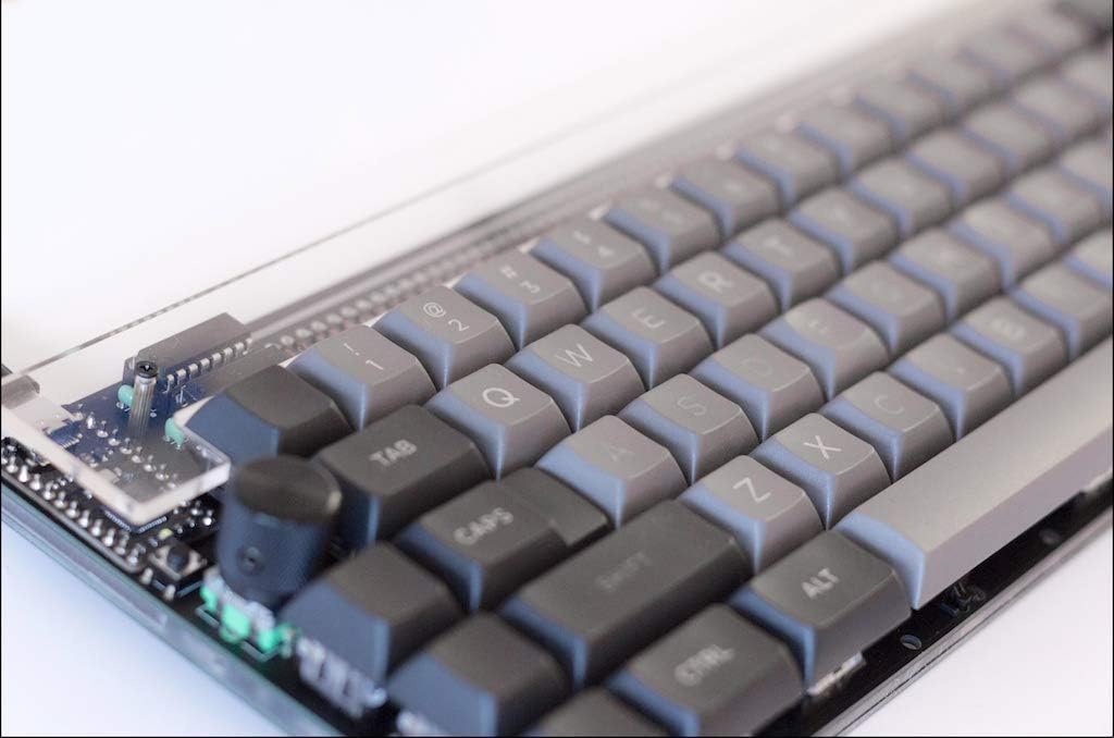 Nibble 65 72 Key Programmable QMK Mechanical Keyboard Kit (Black