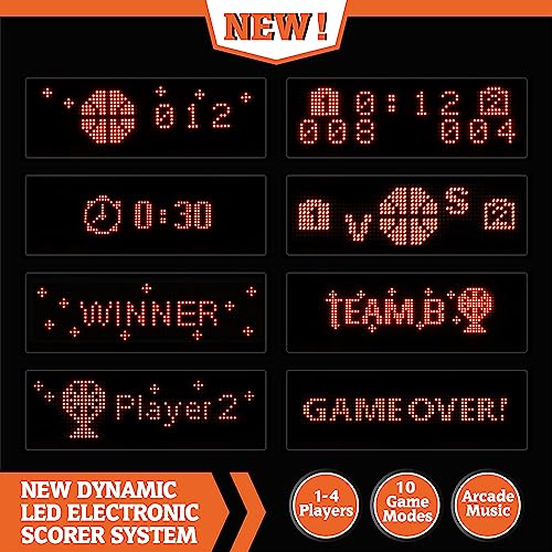 image for Hall of Games Xtra Long Shot EZ-Fold Premium Arcade Basketball Game wi