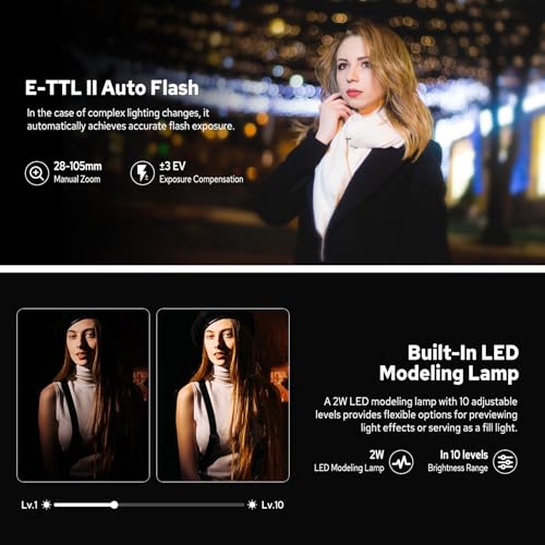 Ficha técnica Godox V100C V100C Flash para Canon TTL Flash de Cabeza Redonda Potencia 100Ws Pantalla Táctil Intuitiva Batería Li-ION Soporte Carga Tipo-C Lámpara LED integrada con Flash desmontable SU-1 - Fernando Cortés