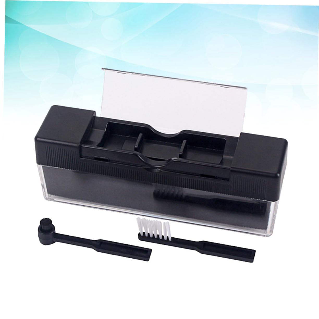 Uonlytech 3ensembles Kit De Nettoyage pour Disques Vinyles avec Brosse Antistatique Et Petites Brosses De Nettoyage pour Éliminer Poussière Et Saleté des Disques Vinyles