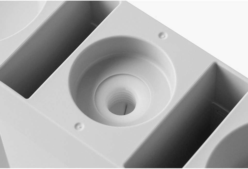 Toothbrush Holder - Wall Mounted Self Adhesive Bathroom Storage Organizer Toothpaste,Cleanser,Comb