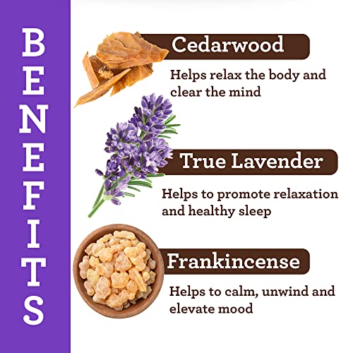 Gurunanda Essential Oil Set Sleep & Relax With Cedarwood, Frankincense, True Lavender, 100% Pure & Natural, Oils For Diffuser, Aromatherapy And Wellness 0.34 Fl Oz (Pack Of 3) #TOP1