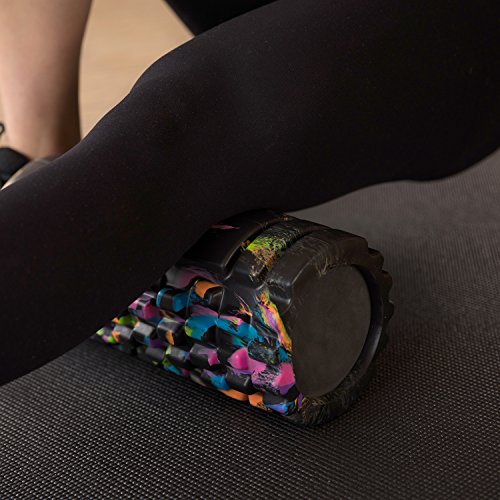 321 Strong Foam Roller - Medium Density Deep Tissue Massager - Muscle Massage + Myofascial Trigger Point Release - Includes 4K Ebook - Aurora #TOP3