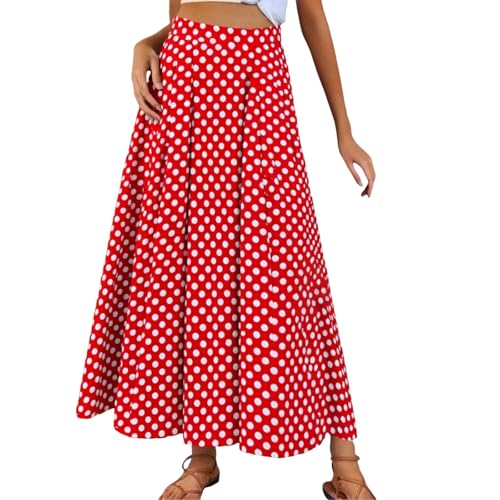 Robe de soirée trapèze à pois chic et fluide pour style chic