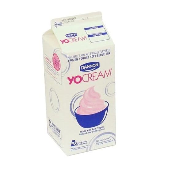 Yocream Yogurt Mix, Dutch Chocolate Low-Fat Soft Serve, 64 Ounce -- 6 per case.
