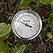 General Tools Analog Soil Thermometer #T300-36, Long Stem 36 Inch Probe, 0° to 220° F (-18° to 104° C) Range, Ideal for Taking Ground and Soil Temperature for Composting and Gardening, Silver