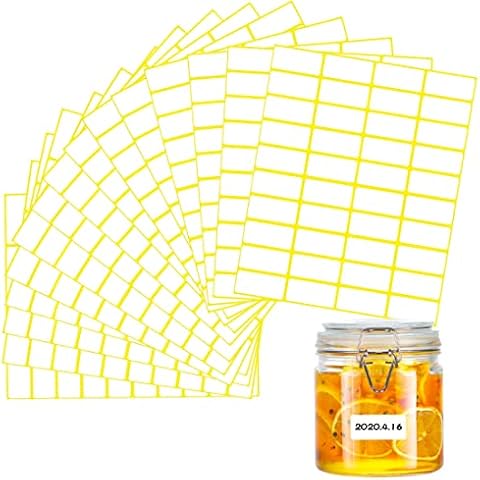 600 Pegatinas Etiquetas Autoadhesivas Blancas KANOSON Cover