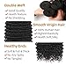 Angie Queen Deep Wave Bundles Human Hair 12 14 16 Inch 100% Unprocessed Human Hair Bundles Brazilian Virgin Remy Hair Deep Wave 3 Bundles Double Weft Hair Bundles Nature Black Color