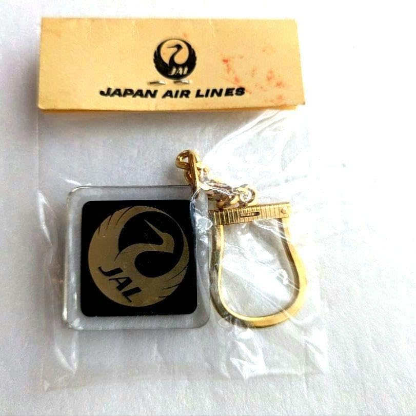 Amazon.co.jp: 貴重 旧ロゴ 日本航空JAL 鶴丸マーク キーホルダー