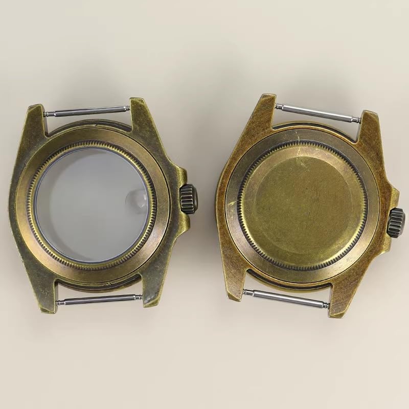 40mm Edelstahl Uhrengehäuse mit Geprägte Lünetten Einlage, Passend für Miyota 8215 Werk 28,5mm Zifferblatt, Uhren Modifizierung Kit für Rolex Yacht-Master