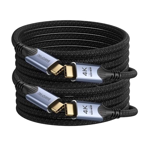 Image of Long USB-c Cables 2 Pack 10FT, 100W Fast Charging, 20Gbps SuperSpeed USB 3.2 Gen 2x2, 4K@60Hz Video, Compatible with Thunderbolt 4 /3