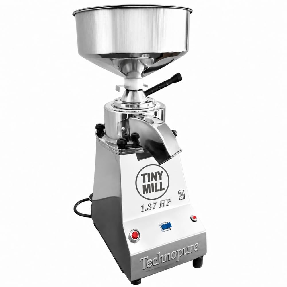TechnoPure Automatic Domestic Flour Mill Machine for Home | Gharghanti Smart Atta Chakki 1.37 HP Single Phase Motor with 100% Copper Wire Winding, 8-18 Kg/Hour (Tiny Gold Flour Mill)-image-24