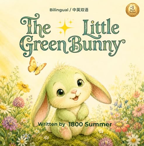 The Little Green Bunny: A Bilingual Children's Picture Book about Self-Acceptance (English - Chinese Edition) (1800Summer's Cozy Bedtime Tales)