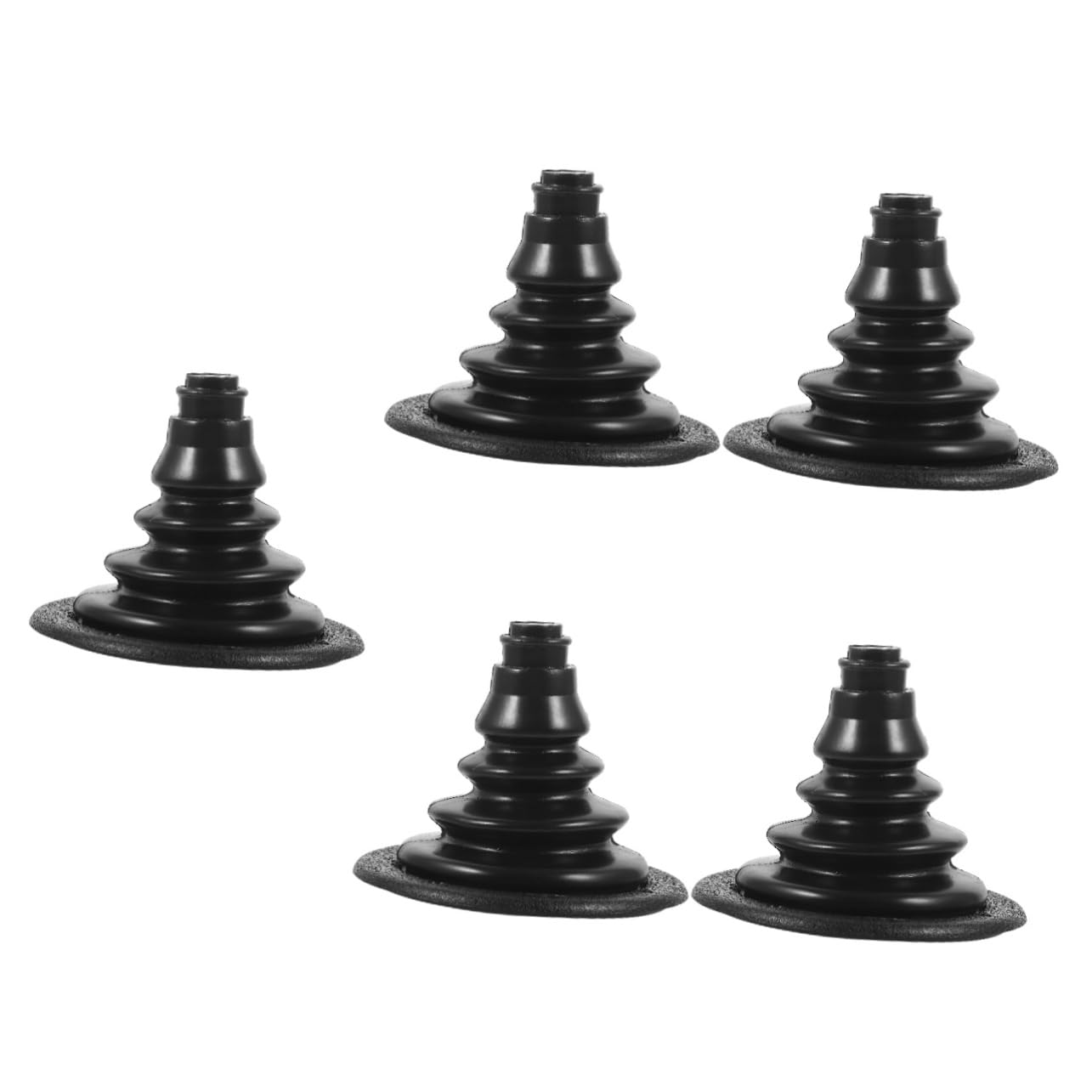 POPETPOP 5 Pezzi Avvio per Cavo dello sterzo della Barca Marina Avvio Cavo Marino Protezione in Filo Metallico Protezione del Cavo a Spirale Protezione del Filo Gomma da Cancellare Nero