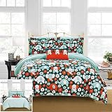 Chic Home Reprise 6 Piece Reversible Comforter Cute Elephant Friends Youth Design Bed in a Bag-Sheet...