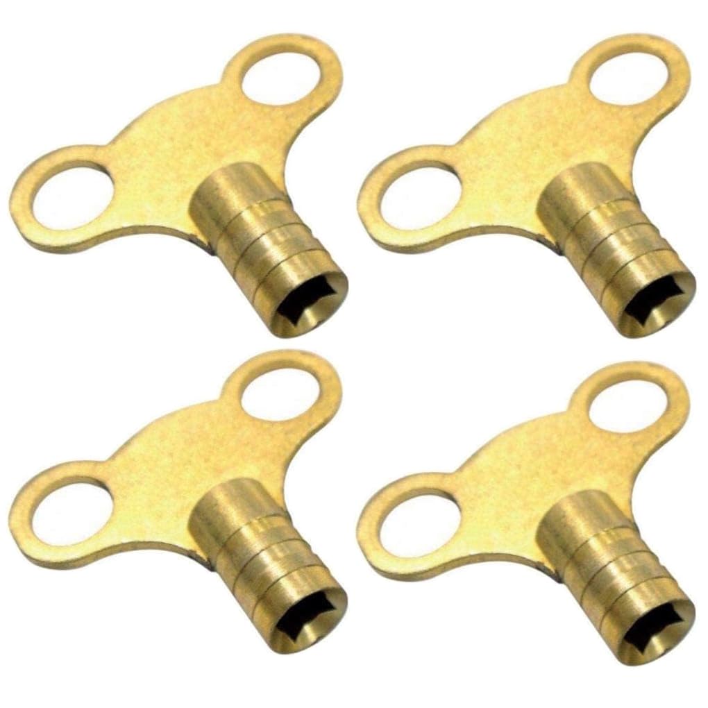 Fixte Fixte® Radiator Plumbing Bleed Bleeding Key Keys Solid Brass Vent Venting Air Valve