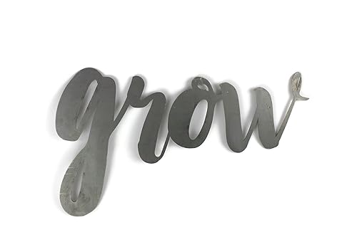 Miniatura 470 de Steel Metal Script Word Art - Various Sizes and Finishes (cheers Small 12.5x6", Raw, Unfinished Steel)